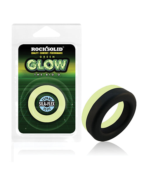 Rock Solid Penis Enhancement Ring Glow in the Dark Silicone for Comfort and Size Enhancement
