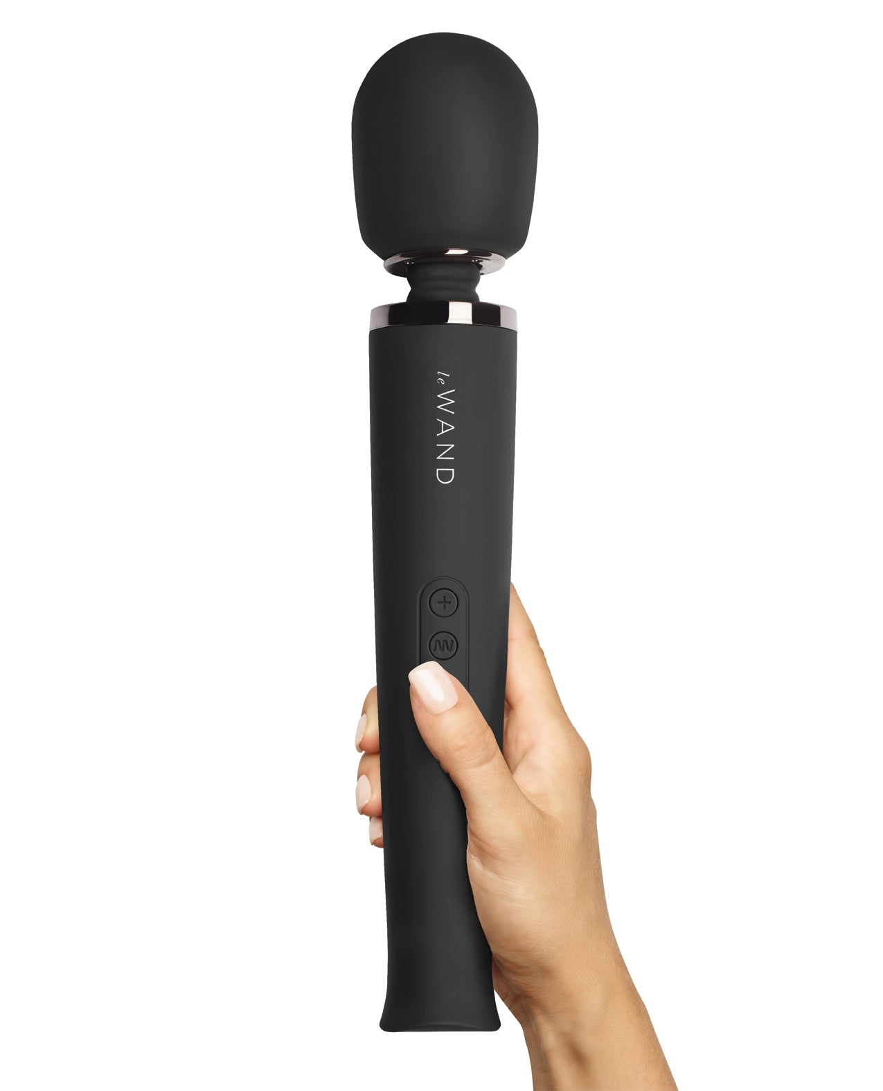 Le Wand Rechargeable Vibrating Massager with 10 Speeds & 20 Patterns – Black