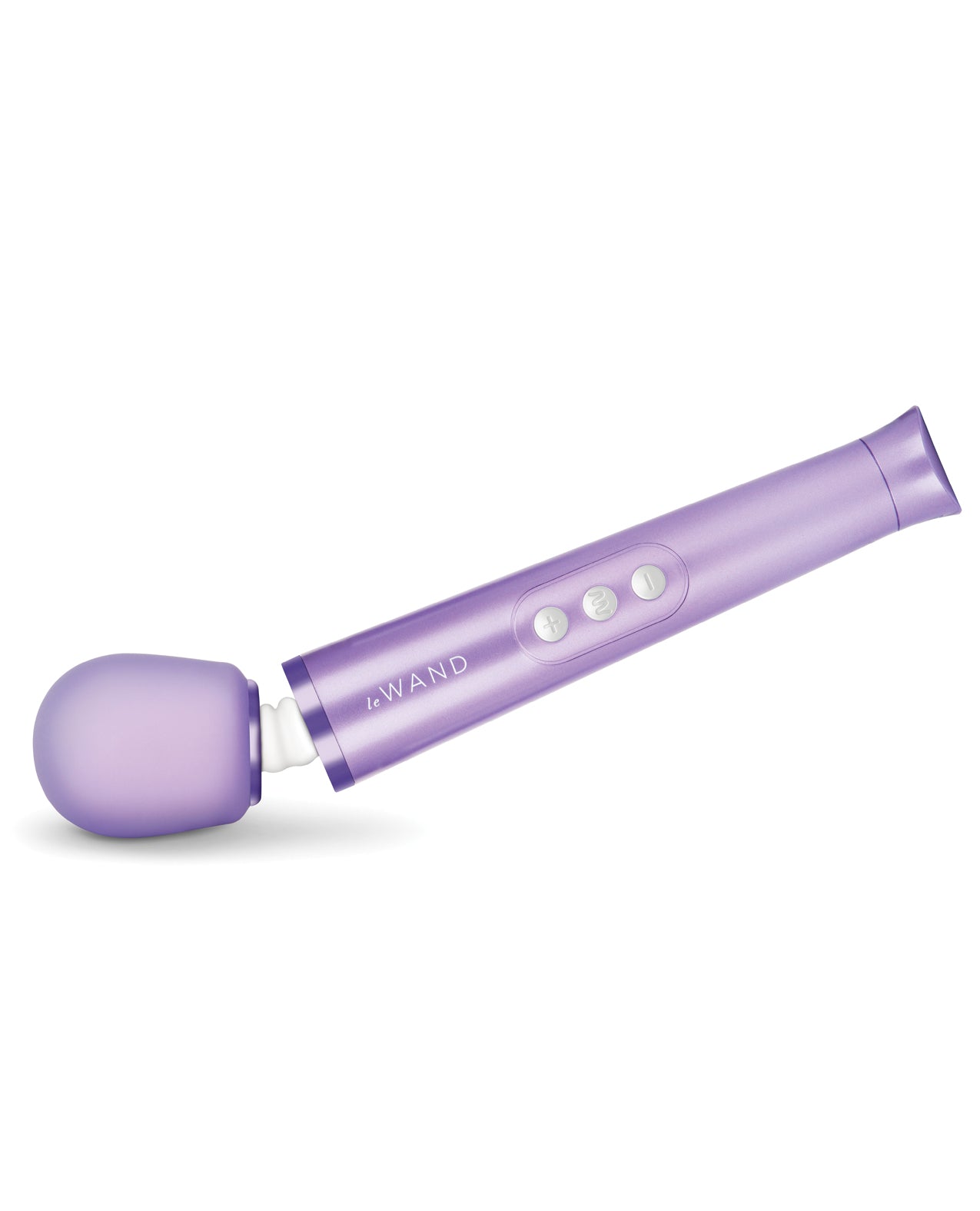 Le Wand Petite Rechargeable Massager in Violet with Flexible Neck