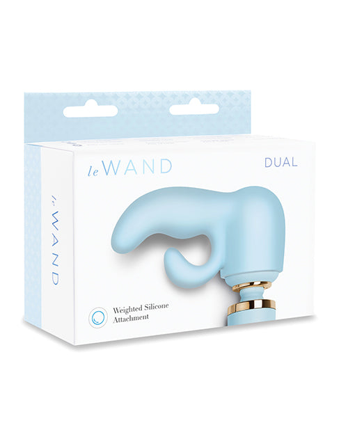 Le Wand Silicone Attachment Rippled Weighted Stimulator Rabbit Extension for Dual Body Massage