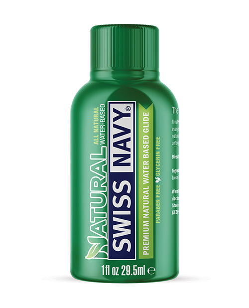 Swiss Navy Lubricant Water-Based Natural Formula Sensitive Skin Friendly Glide for Intimate Comfort