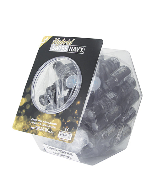 Swiss Navy Lubricant Hybrid Silicone and Water Based Formula Long-Lasting Glide for Intimate Comfort