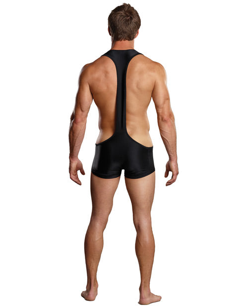 Male Power Sling Short Black L/XL – Stretch Fit Men's Lingerie Short