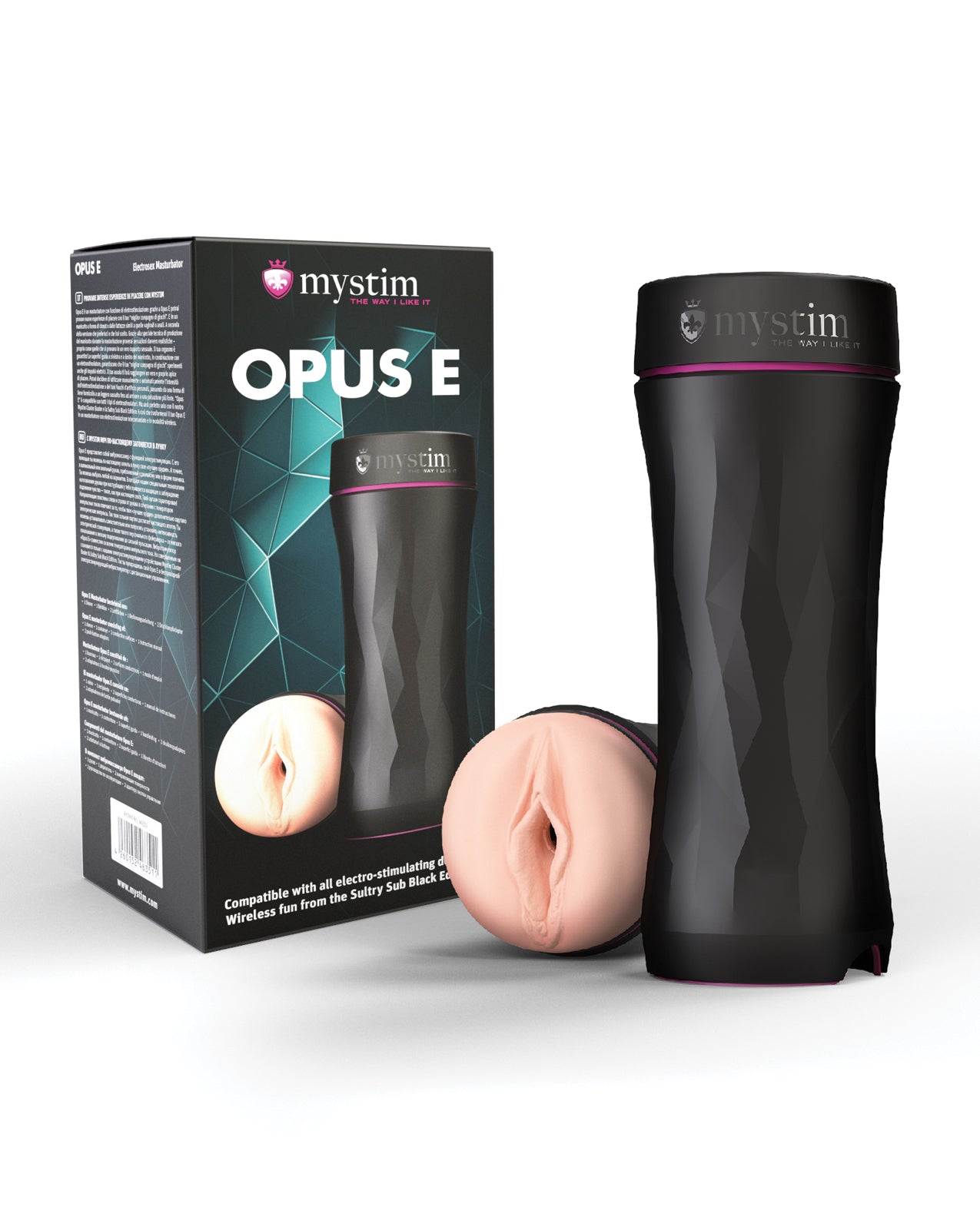 Mystim Stimulator Vagina Masturbator Realistic Design E-Stim Compatible for Enhanced Sensation and Solo Play
