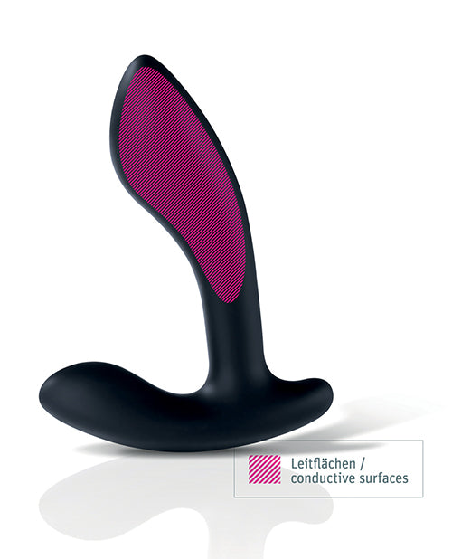 Flexing Flavio eStim Silicone Prostate Stimulator by Mystim with Customizable Flex & Stay Design
