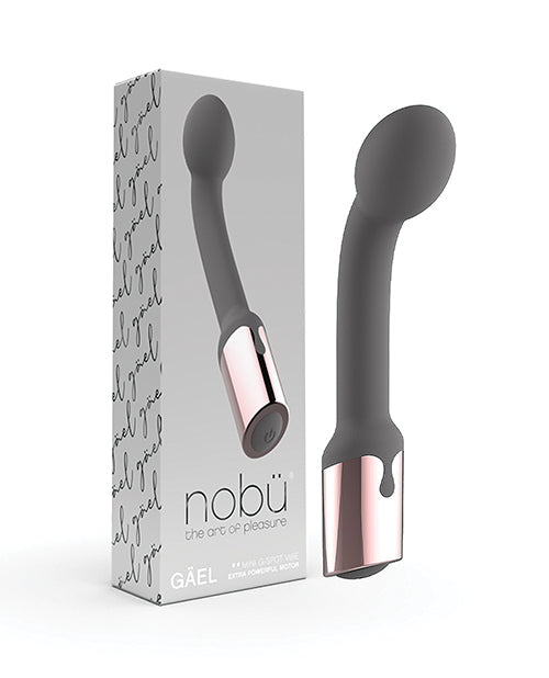 Nobü G-Spot Vibrator Firm Shaft Rechargeable Mini in Grey for Targeted Pleasure