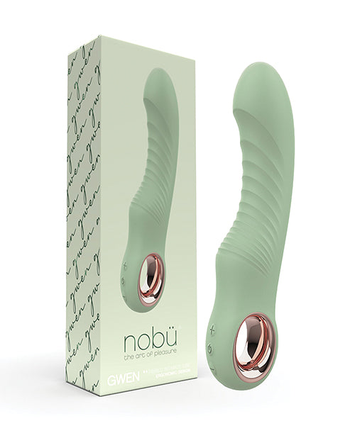 Nobü Vibrator Silicone Ribbed Design Removable Bullet for G-Spot and Discreet Stimulation