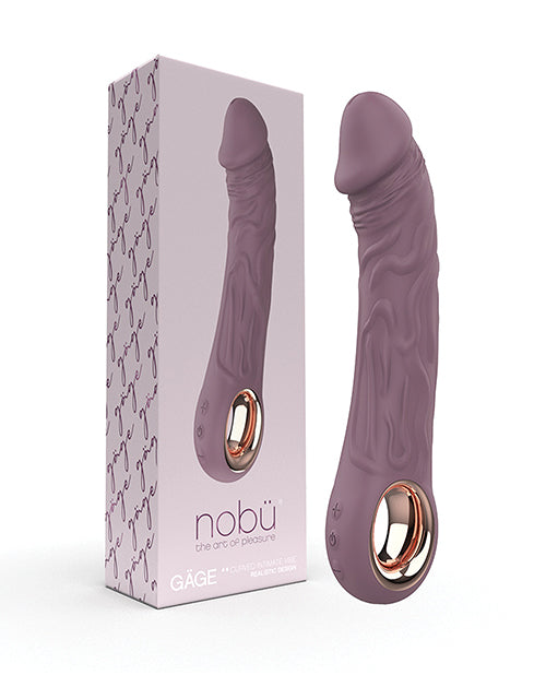 Nobü Vibrator Silicone G-Spot Ergonomic Handle Removable Bullet for Waterproof Rechargeable Stimulation