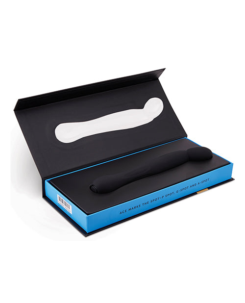 Nu Sensuelle Homme Ace Rechargeable Black Prostate Massager with Dual Motors