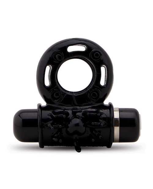 Nu Sensuelle 7-Function Ultra Bullet Vibrating Cockring in Black