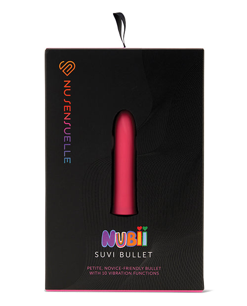 Nu Sensuelle Stimulators Bullet Vibrator Pink Silicone Waterproof Design for Beginner Intimate Play