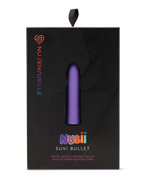 Nu Sensuelle Bullet Stimulator Compact Design with 10 Vibrations and Waterproof Body for Gentle Stimulation