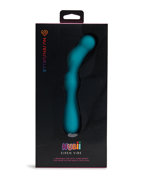 Nu Sensuelle Vibrator G-Spot Vibe Flexible Hinge Blue for Customizable Stimulation