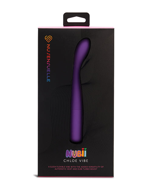 Nu Sensuelle Vibrator Flexible G-Spot Design Turbo Boost Heating for Targeted Stimulation
