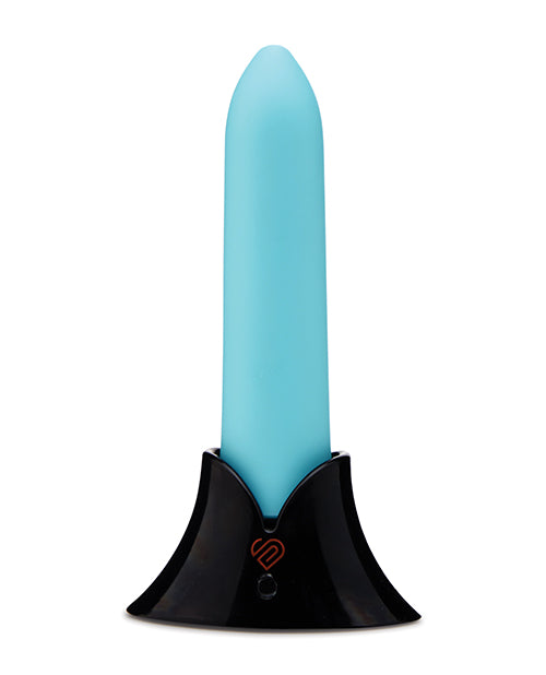 Nu Sensuelle Point Rechargeable Bullet Stimulator in Teal Blue