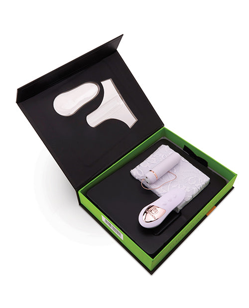 Remote Control White Pleasure Panty Bullet with 15 Vibration Modes