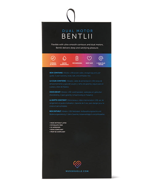 Nu Sensuelle Bentlii Flexible Dual Motor Vibrator in Magenta
