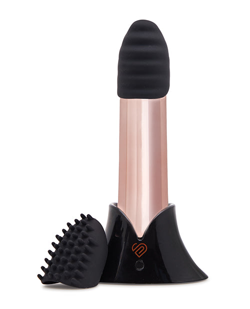 Nu Sensuelle Point Plus Rechargeable Bullet Vibrator with Extra Power – Rose Gold