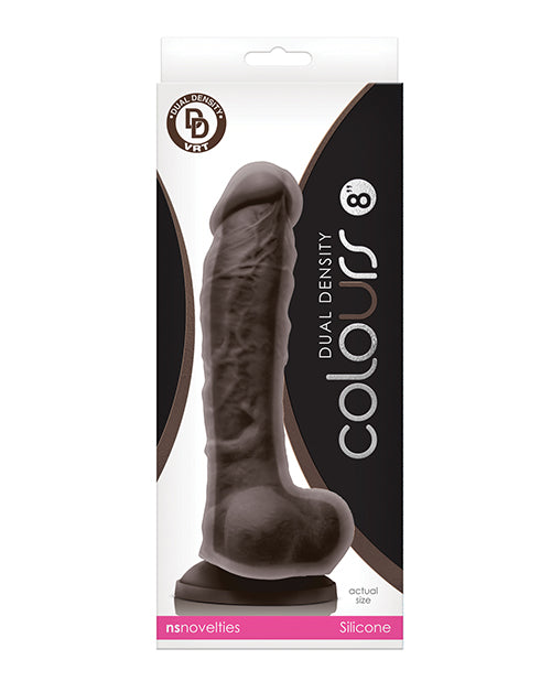 Colours Dual Density Dildo platinum silicone suction cup realistic feel for intimate pleasure
