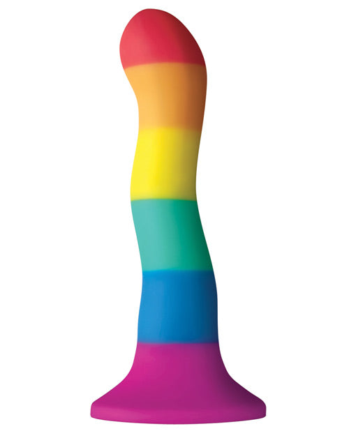 Colours Pride Edition 6" Rainbow Silicone Dildo with Suction Base