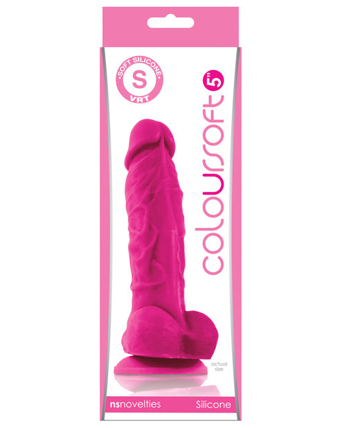 ColourSoft Silicone Dildo Realistic Texture Suction Cup Base for Versatile Enjoyment