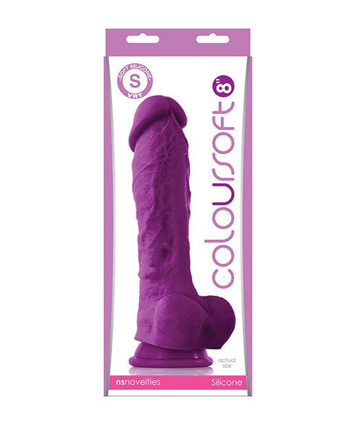 ColourSoft Dildo Soft Medical Grade Silicone with Suction Cup for Realistic Intimate Pleasure