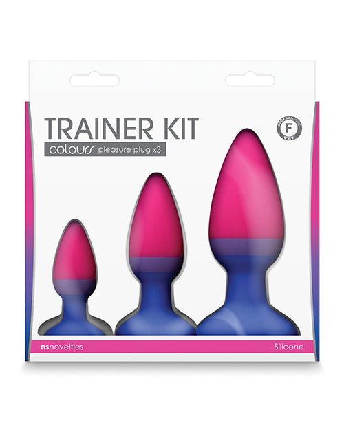 Colours Multicolor Silicone Anal Trainer Kit with Graduated Plugs
