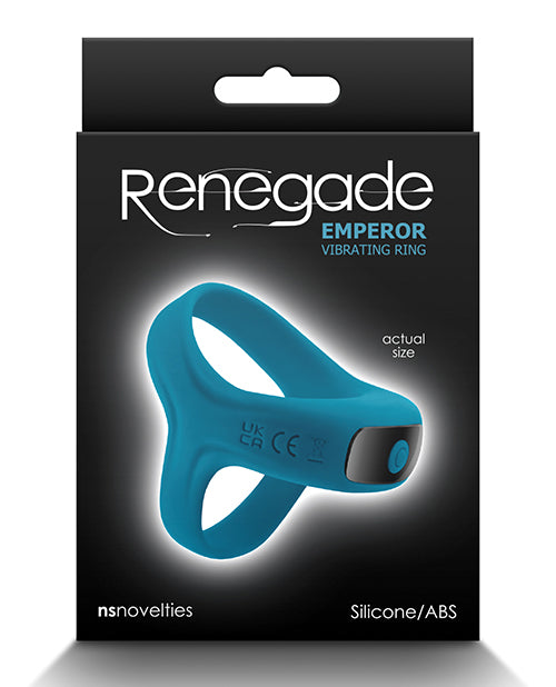 Renegade Penis Enhancement Vibrating Rechargeable Silicone Ring for Prolonged Pleasure