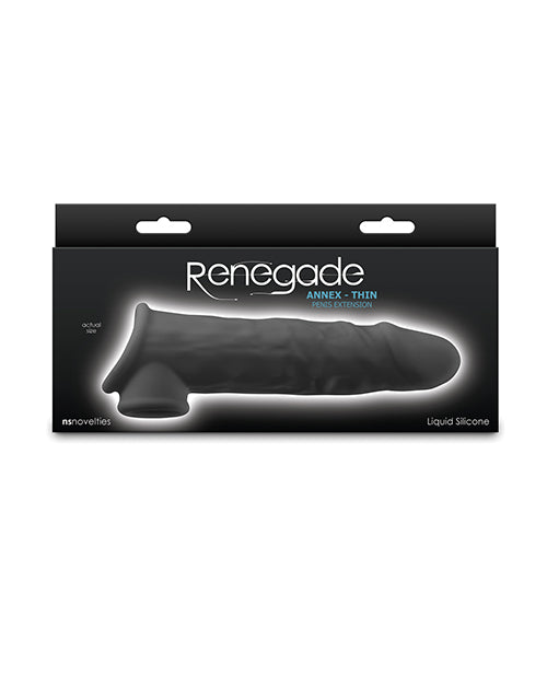 Renegade Penis Enhancement Sleeve Realistic Liquid Silicone with Ball-Drop for Secure Fit and Enhanced Sensation