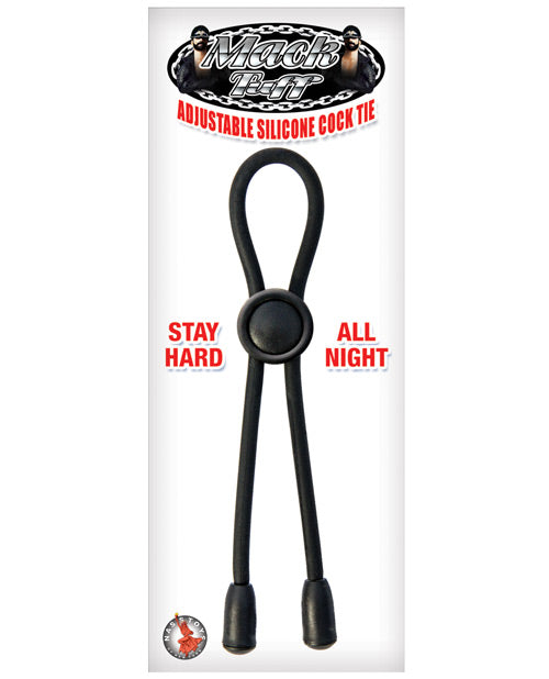Mack Tuff Penis Enhancement Adjustable Silicone Cock Tie Clear Design for Prolonged Performance