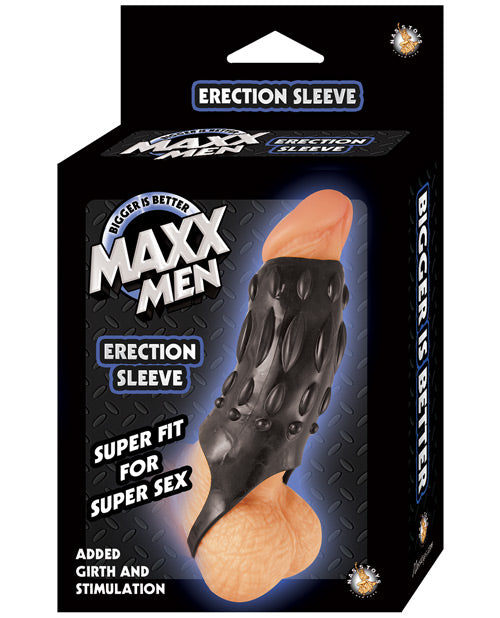 Maxx Men Penis Enhancement Sleeve textured phthalates-free TPE waterproof for increased girth and stimulation