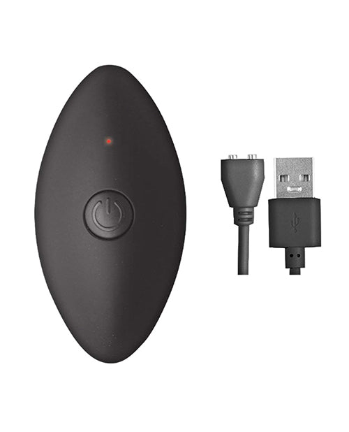 Remote Vibrating Metal Anal Plug with Wireless Control in Silver