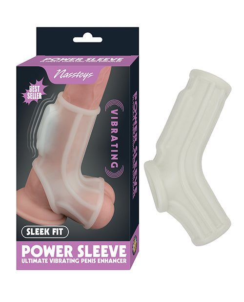 Nasstoys Penis Enhancement Vibrating Power Sleeve with Secure Strap and Lightweight Design for Added Girth and Satisfaction