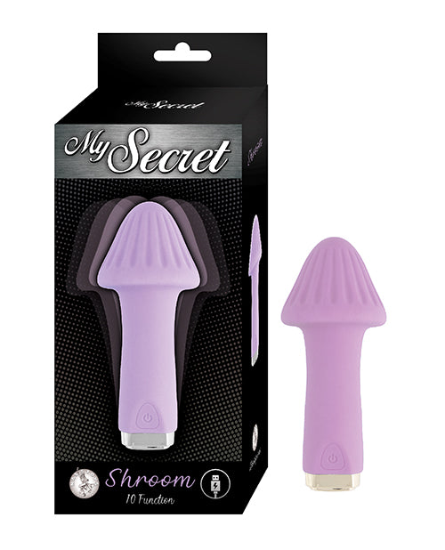 Nasstoys Stimulator Mushroom Bullet Vibrator Textured Silicone Waterproof for Discreet Stimulation