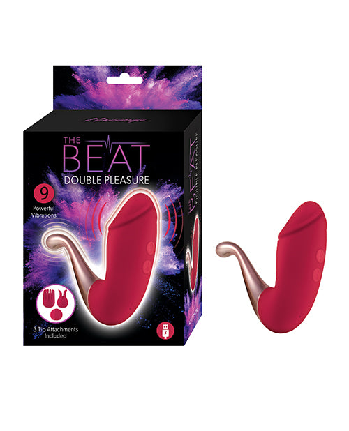 Nasstoys G-Spot Vibrator Double-Ended Design with Interchangeable Tips for Custom Intimate Stimulation