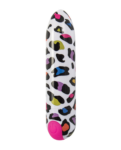 Nasstoys Mini's Spotted Bullet Vibrator in White with Textured Design
