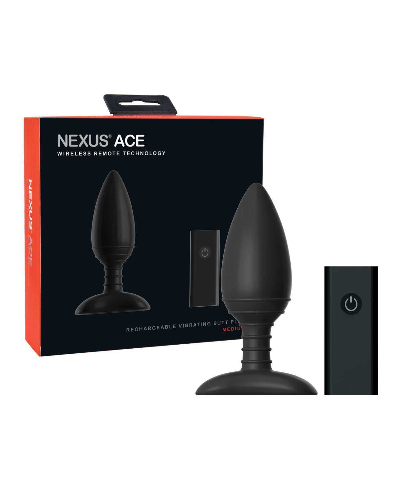 Nexus Remote Control Butt Plug with Silicone Ridges and Waterproof Design for Versatile Anal Stimulation