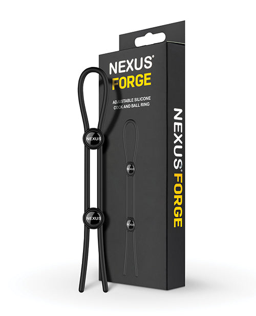 Nexus penis enhancement ring adjustable silicone double lasso comfortable fit for improved stamina
