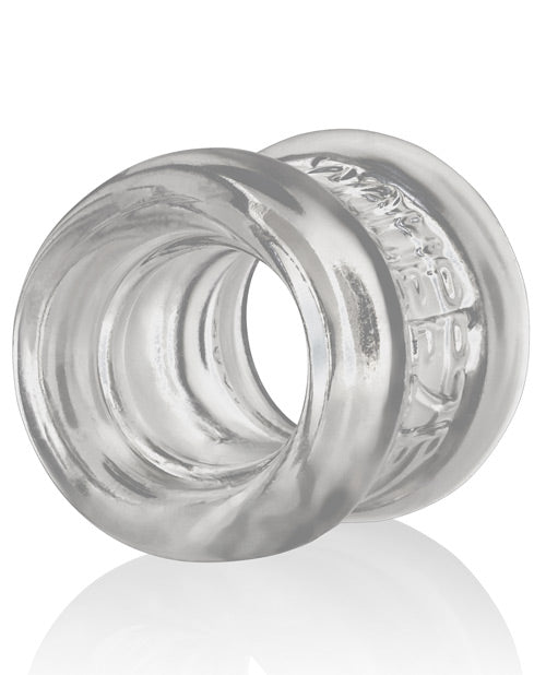 Clear FLEXtpr Hourglass Ball Stretcher with Ergonomic Padded Design