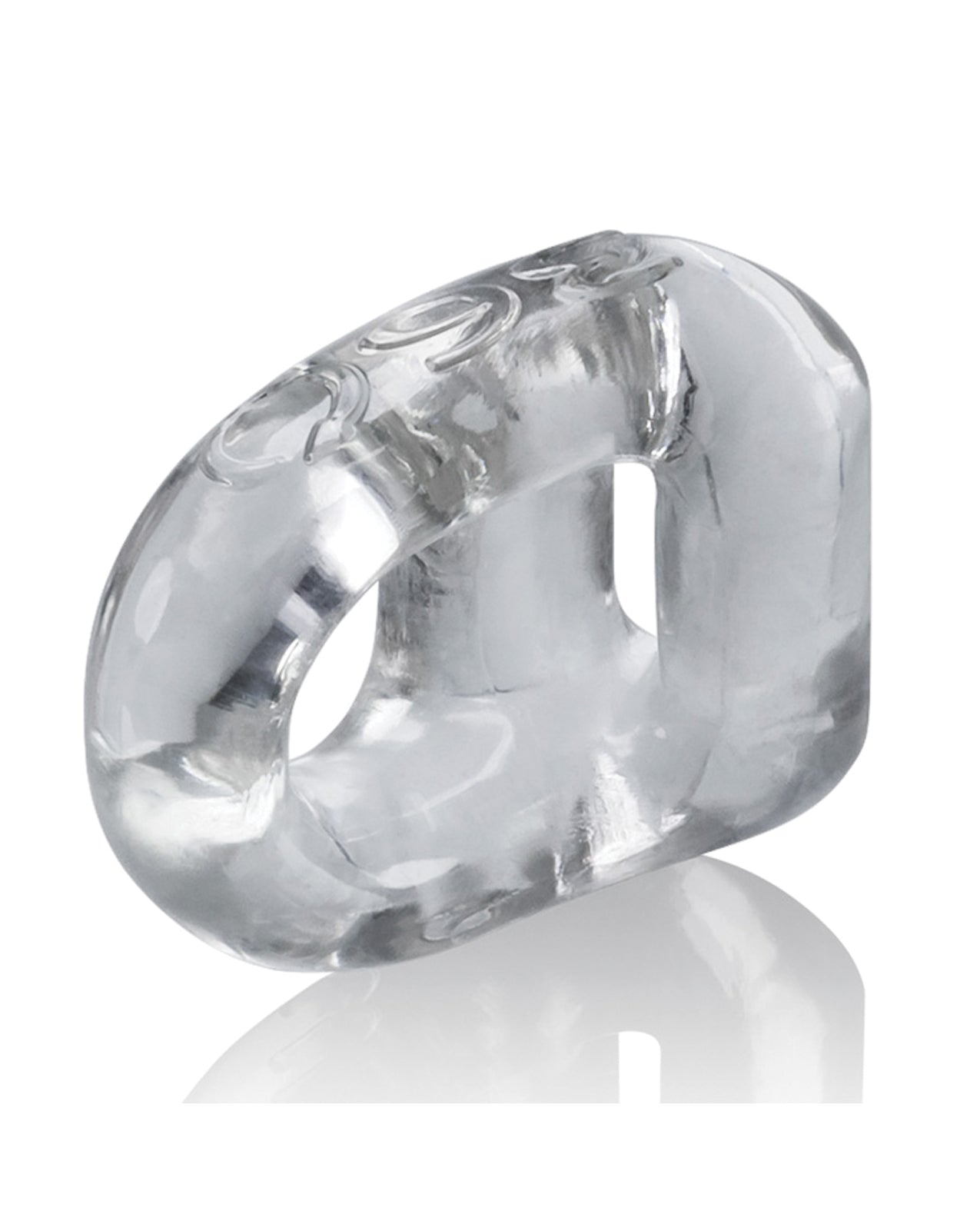 Oxballs Cock Ring & Ballsling Dual-Purpose FLEX-TPR Clear Design for Enhanced Support and Comfort