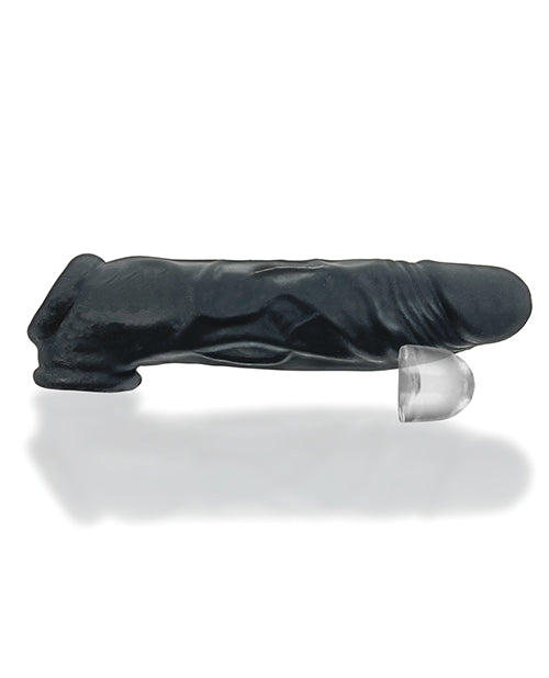 Oxballs penis extender sheath with Plus+SILICONE and adjustable fit for enhancing length and girth during intimate play
