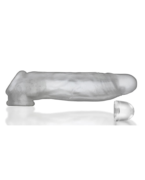 Oxballs penis extender soft silicone slim fit with adjustable insert for comfortable enhancement