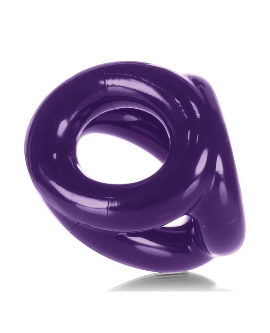 Oxballs Tri Sport Cocksling in Eggplant with 3-Ring Adjustable Support