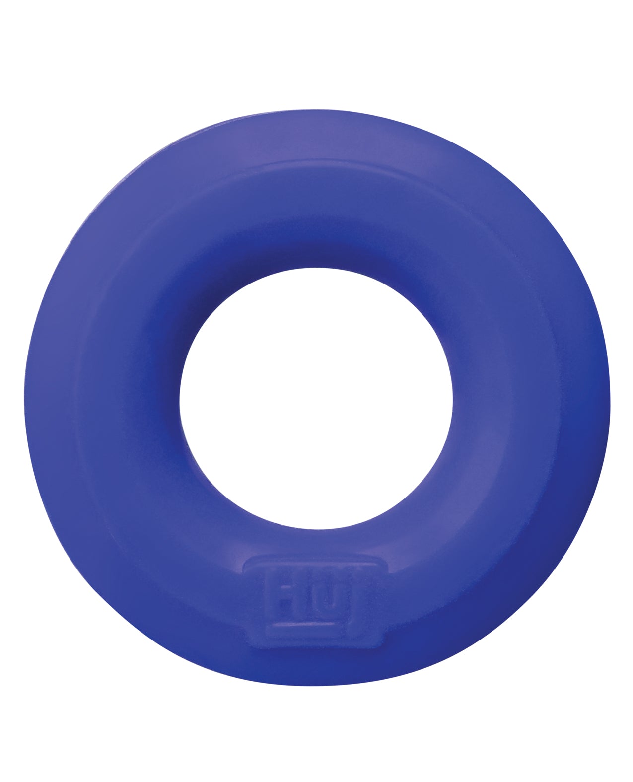Cobalt Silicone C-Ring with Groove Interior for Secure Fit