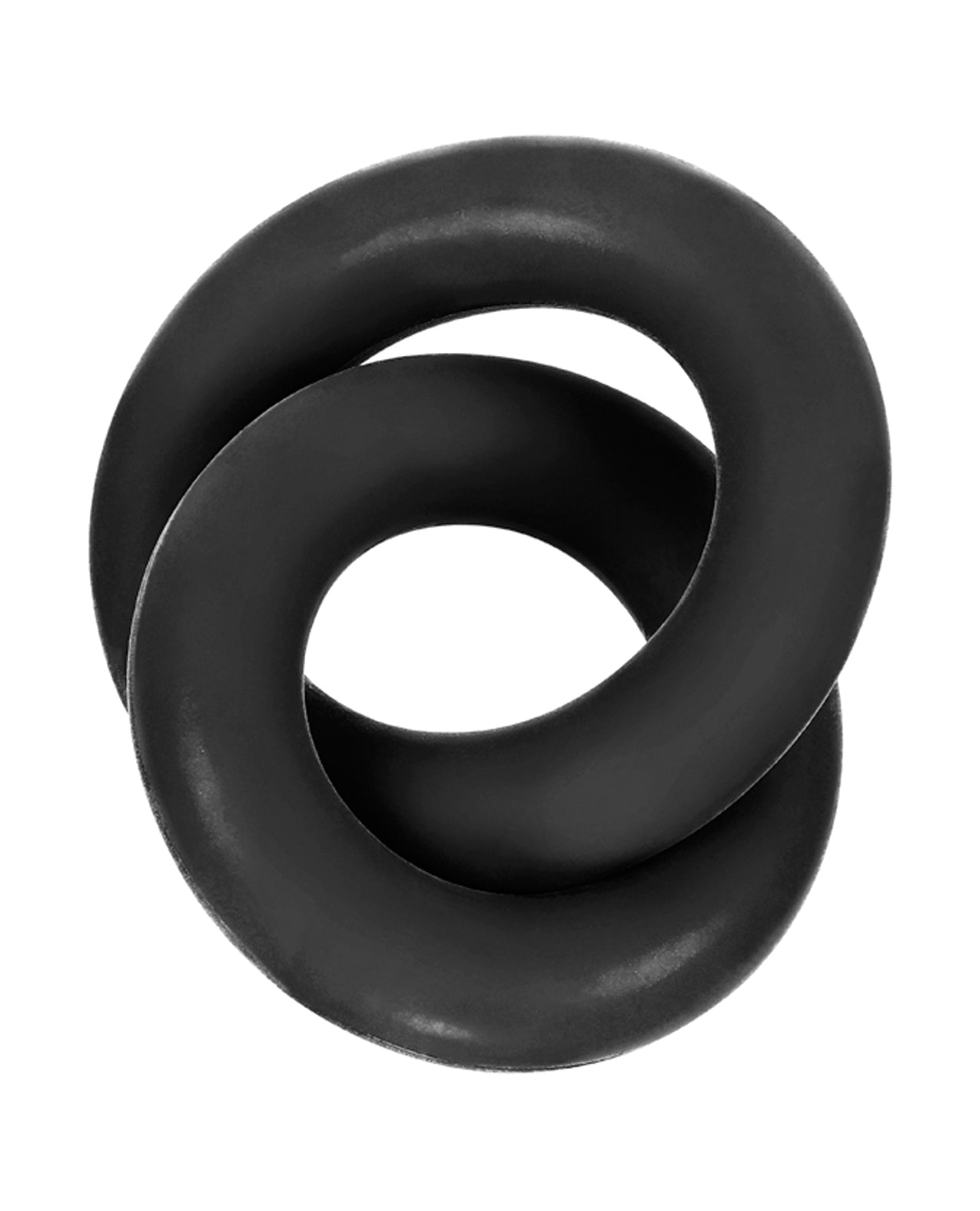Hunky Junk Penis Enhancement Duo Linked Cock & Ball Rings with PLUS+silicone blend for versatile comfort and performance