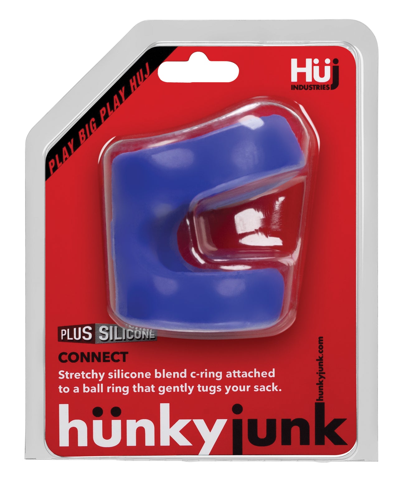 CONNECT C-Ring with Ball-Tugger in Cobalt by Hunky Junk