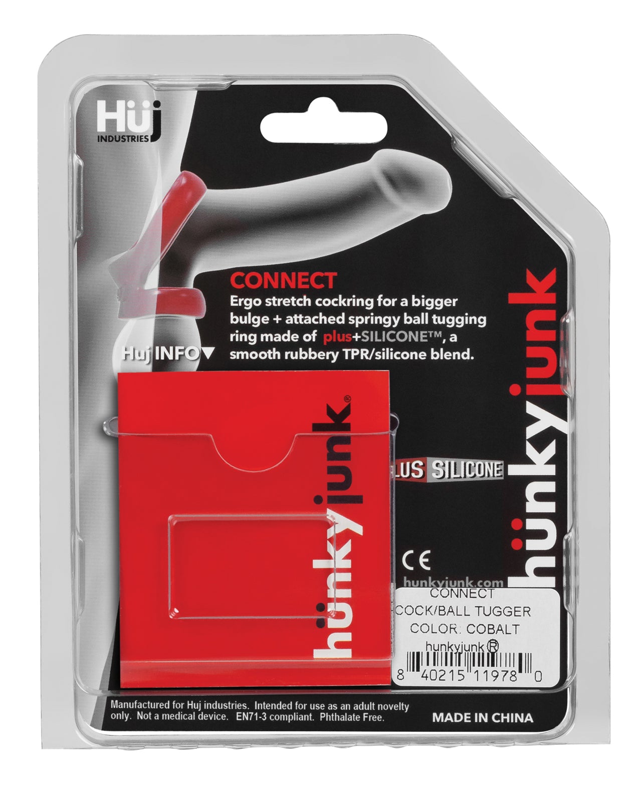 CONNECT C-Ring with Ball-Tugger in Cobalt by Hunky Junk
