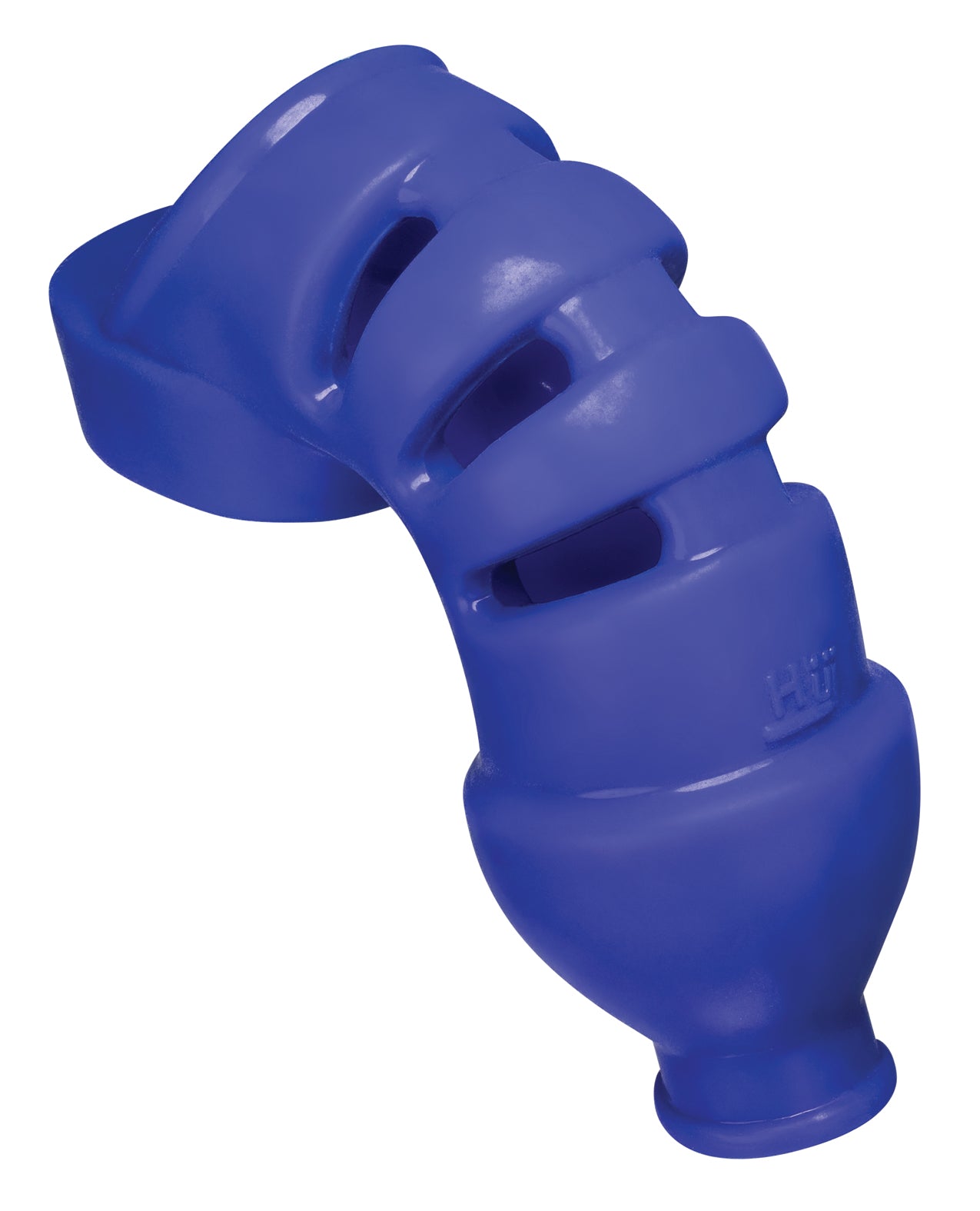 LOCKDOWN Stretch Chastity Device in Cobalt with PLUS+silicone Blend