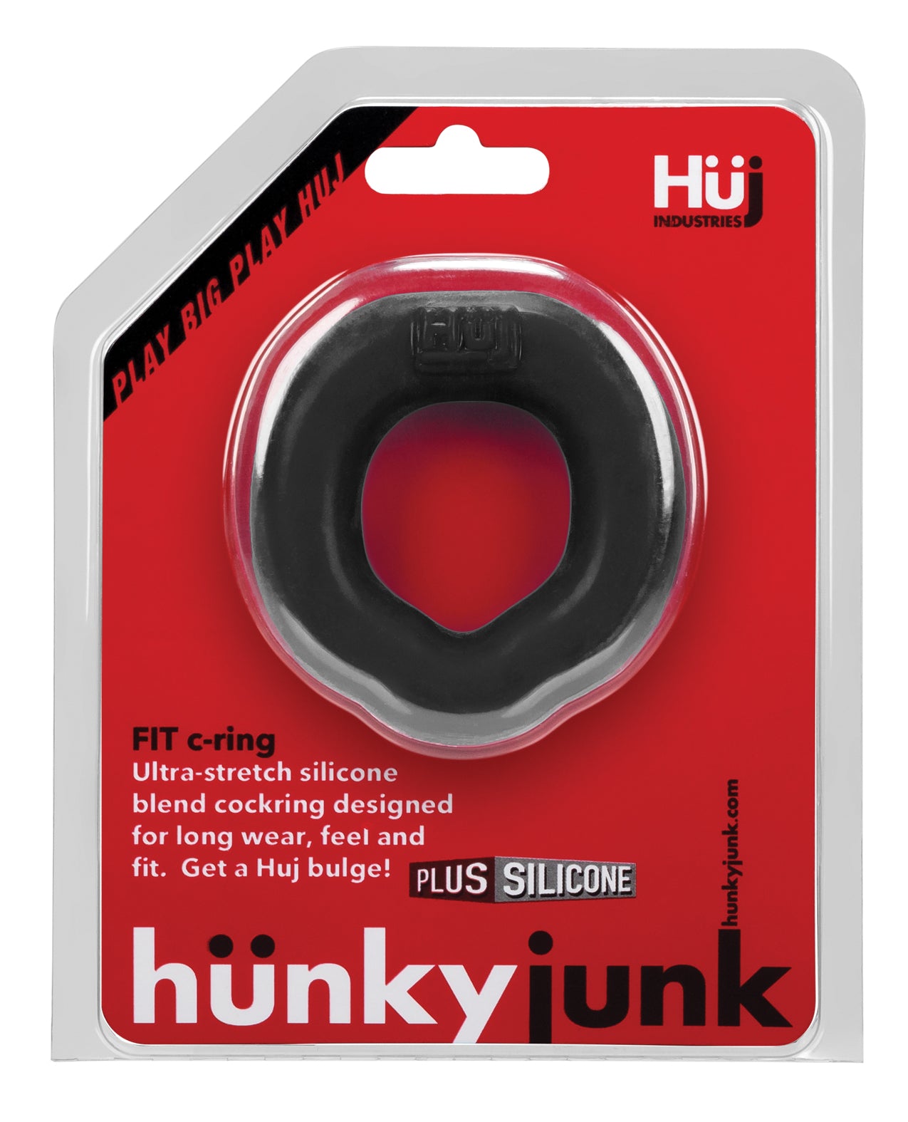 Hunky Junk Fit Ergo C Ring – Ergonomic Silicone Penis Enhancement Ring