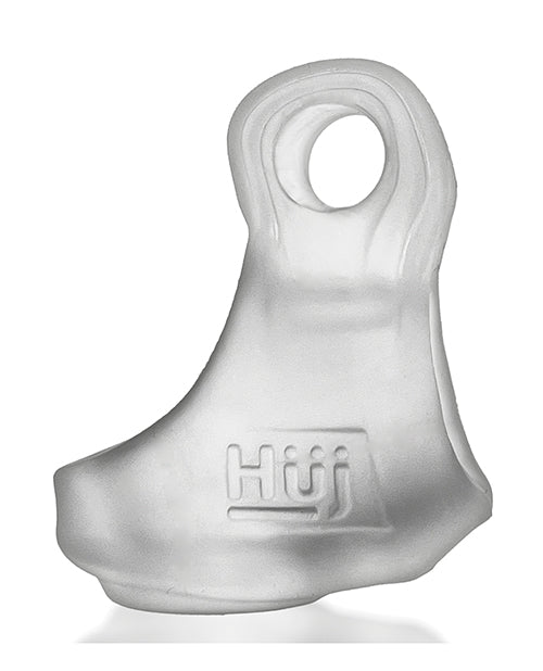 Hunkyjunk Penis Enhancement Sling PLUS+silicone with Vibrating REVERB Unit for Intense Sensation and Stimulation